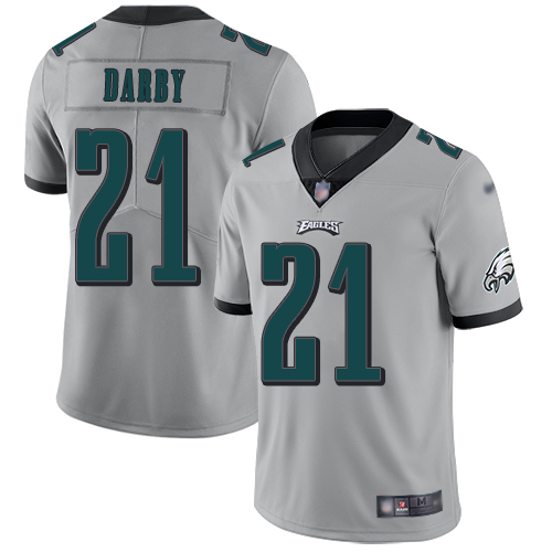 Men Philadelphia Eagles #21 Ronald Darby Limited Silver Inverted Legend NFL Jersey Football->nfl t-shirts->Sports Accessory